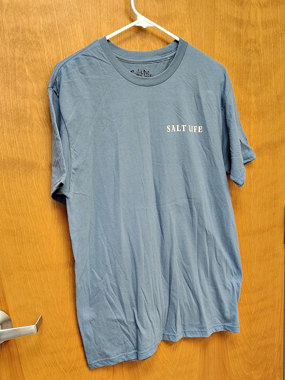 Salt Life Men's Hide N Sea Short Sleeve Tee Blue Medium